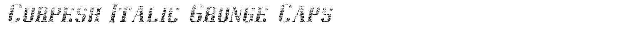 Corpesh Italic Grunge Caps image